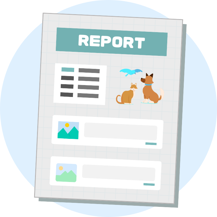 月次レポートの提供